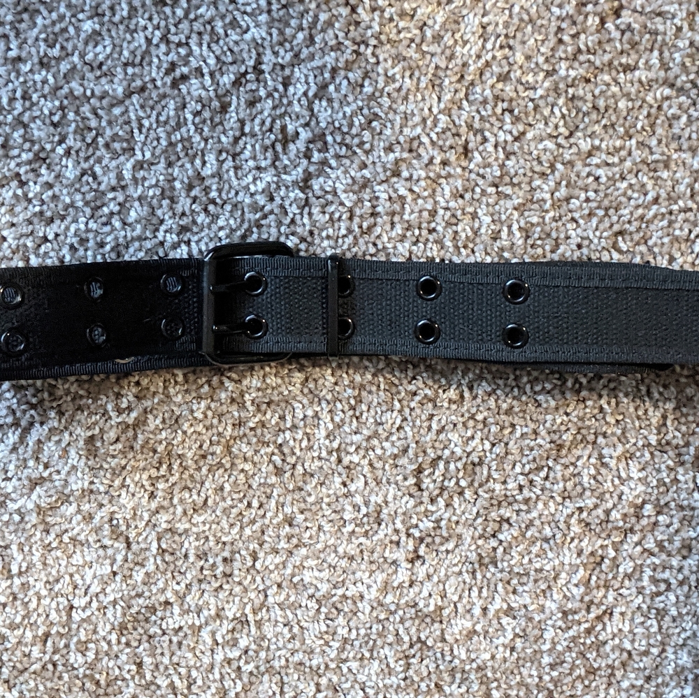 Hot Topic Black Canvas Belt